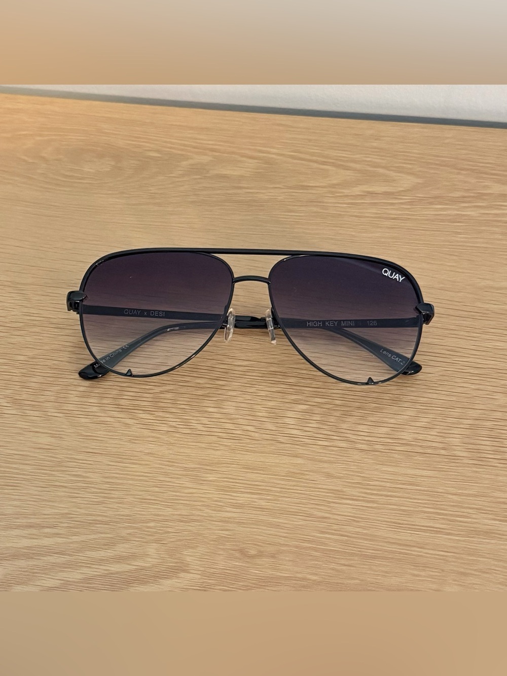 Quay x Desi Perkins High Key Mini Aviator Sunglasses